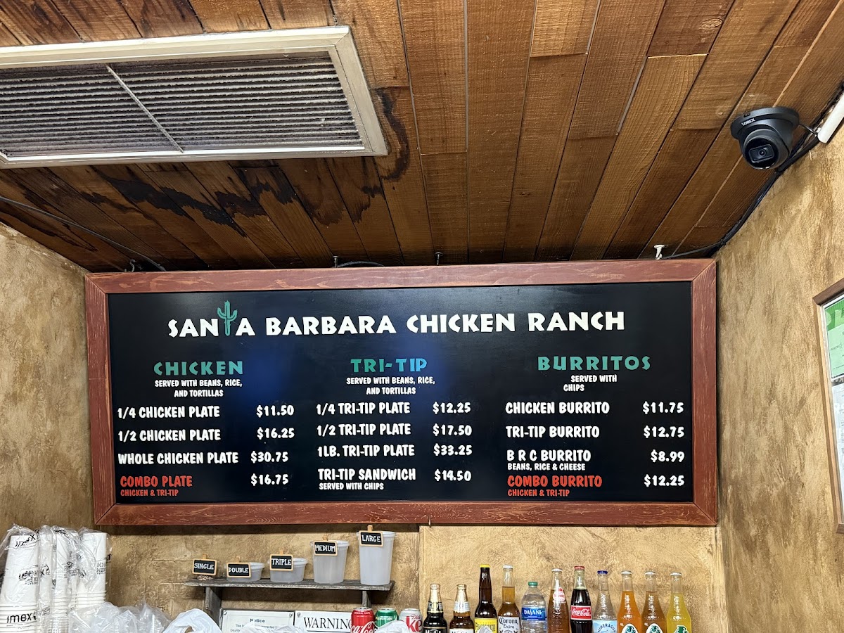 Santa Barbara Chicken Ranch Menu - Image 2