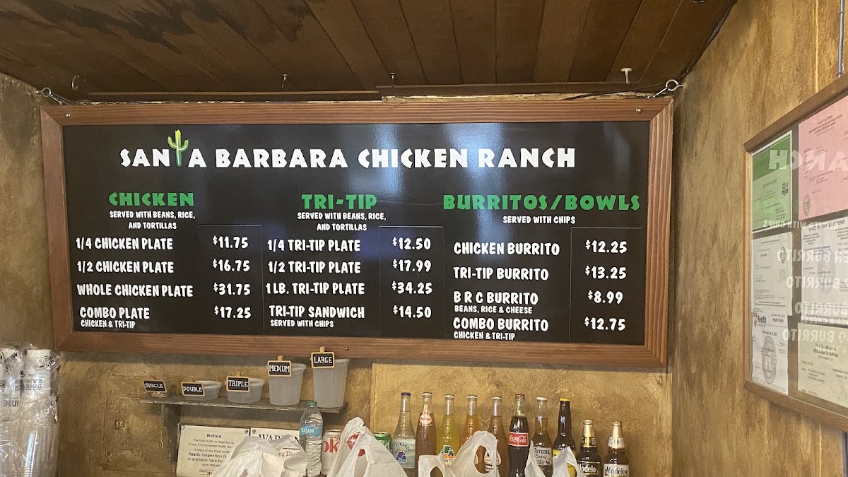 Santa Barbara Chicken Ranch Menu - Image 5